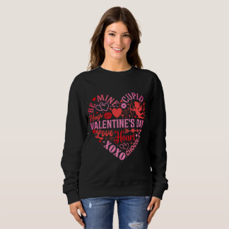 Sweatshirt Valentine's Day Heart Word