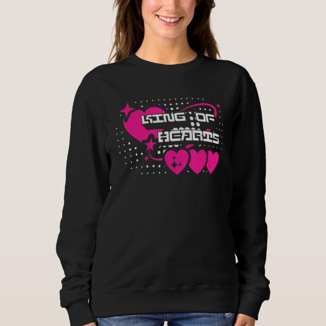 Sweatshirt Valentines Day King Of Hearts 1 (Devant)