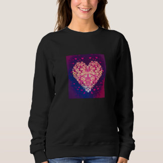 Sweatshirt Valentine's Day Love Heart Girlfriend Fiancée Wife