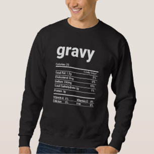Sweatshirt Valeur nutritive Gravy Costume d'action de grâce