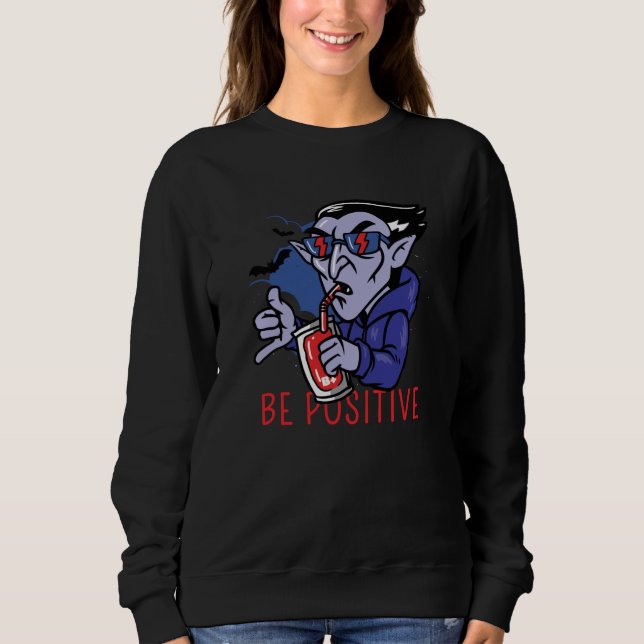 Sweatshirt Vampire Positif (Devant)