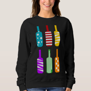 Sweatshirt Vecteur de bouteilles de vin