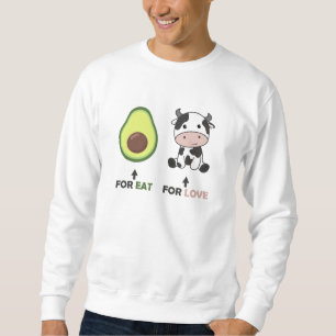Sweatshirt Vegan Amoureux des animaux Vegan Avocado Alimentat