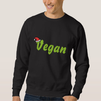 Sweatshirt Vegan avec Casquette de Noël.