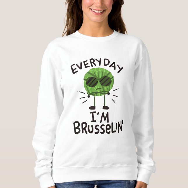 Sweatshirt Vegan Brussels Sprouts (Devant)