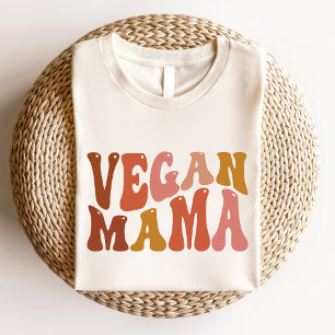 Sweatshirt Vegan Mama Retro Super végétarien maman