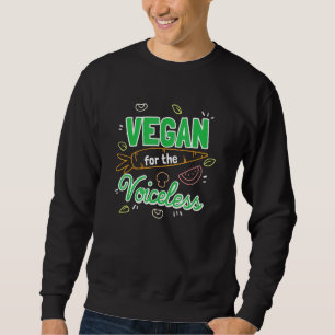 Sweatshirt Vegan Pour La Puissance Sans Voix Du Plante Veggie