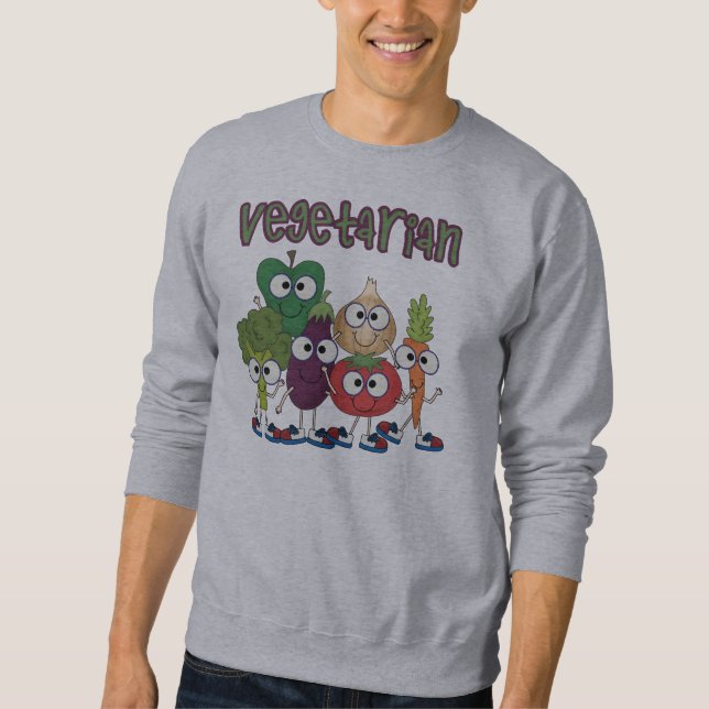 Sweatshirt Végétarien (Devant)