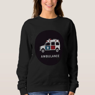 Sweatshirt Véhicule ambulancier cool pour garçons et filles