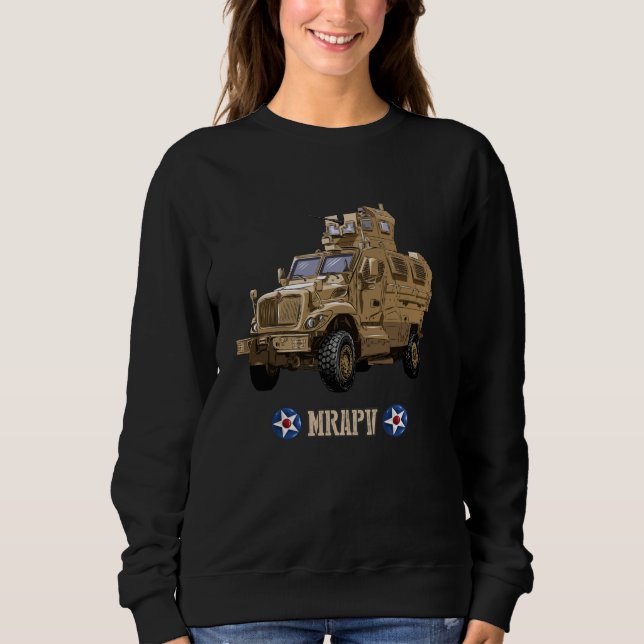 Sweatshirt véhicule américain MRAP protégé contre les embusca (Devant)