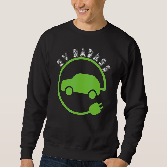 Sweatshirt Véhicule Électrique pour Propriétaires de Voiture  (Devant)