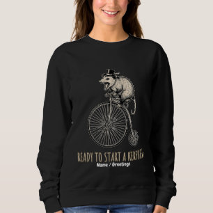 Sweatshirt Vélo Ancien Pagaille Opossum Hurleur
