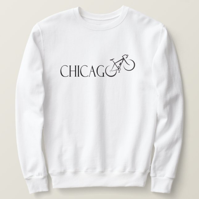 Sweatshirt Vélo Chicago (Design devant)