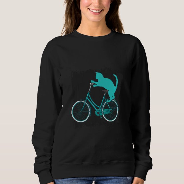 Sweatshirt Vélo de chat (Devant)