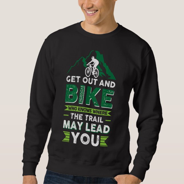 Sweatshirt Vélo De Montagne Mtb Piste Bmx (Devant)