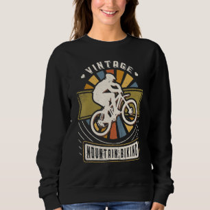 Sweatshirt Vélo de Montagne Vintage Classique Rétro Sports Am
