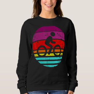 Sweatshirt Vélo de vacances Retro Vintage Sunset Summer Vacan