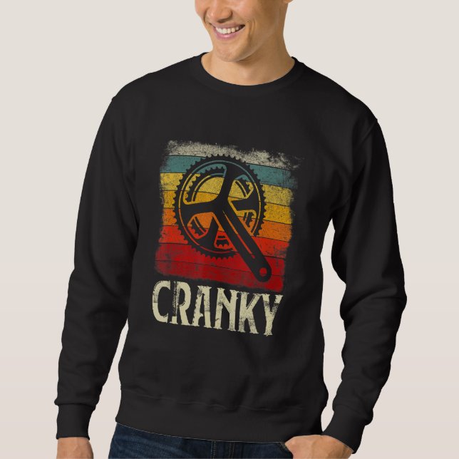 Sweatshirt Vélo Vintage Cranky Vélo Soleil Cranky (Devant)