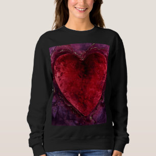 Sweatshirt Velvet Emotion – Amour romantique cœur 