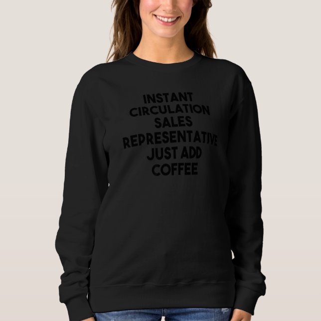 Sweatshirt Vendeur de circulation instantanée Ajouter simplem (Devant)