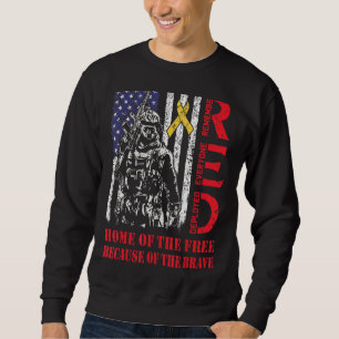 Sweatshirt Vendredi Rouge Accueil De La Liberté À Cause Du Co