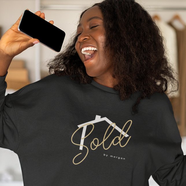 Sweatshirt Vendu par nom Agent immobilier (Créateur téléchargé)