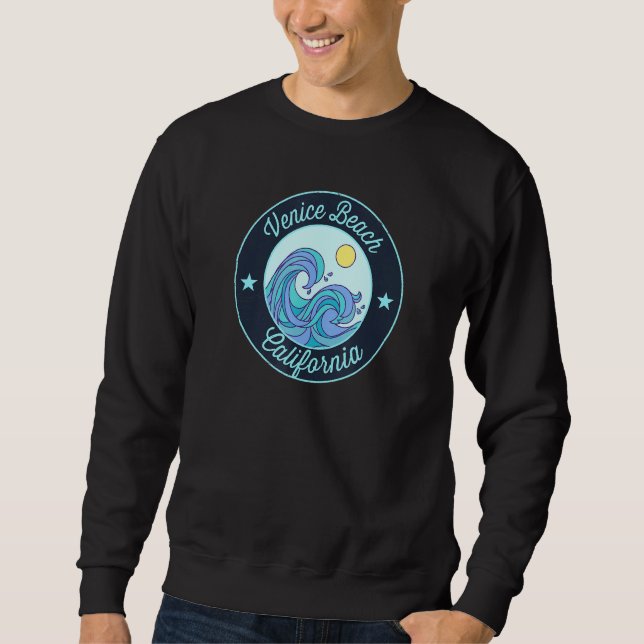 Sweatshirt Venice Beach Ca California Souvenir Nautique Surfe (Devant)