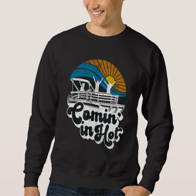 Sweatshirt Venin À Hot Pontoon Bateau Lac Pontooning (Devant)