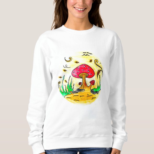 Sweatshirt Vent d'automne (Collection de la cabane d'automne) (Devant)