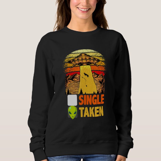 Sweatshirt Ventilateur esthétique UFO Alien simple ou pris (Devant)