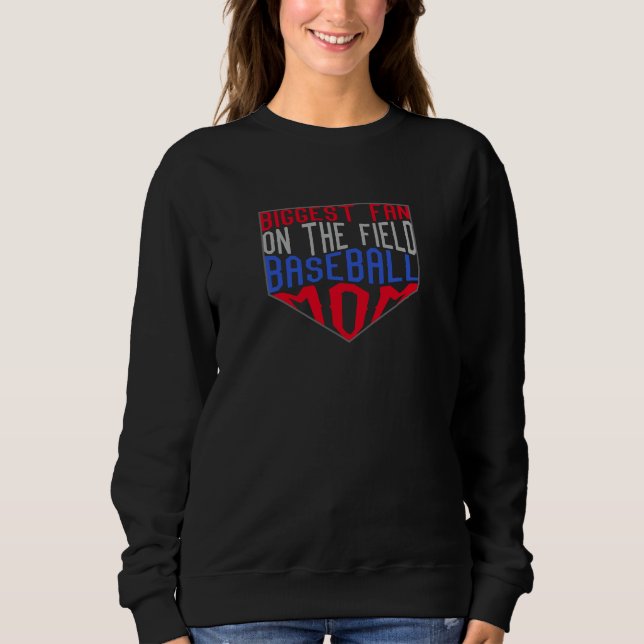 Sweatshirt Ventilateur le plus gros sur le terrain Baseball M (Devant)