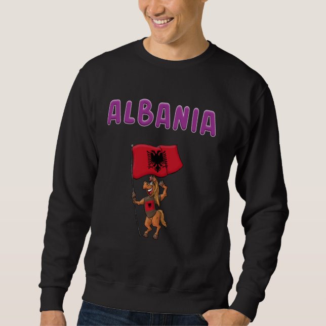 Sweatshirt Ventilateurs Albanie (Devant)