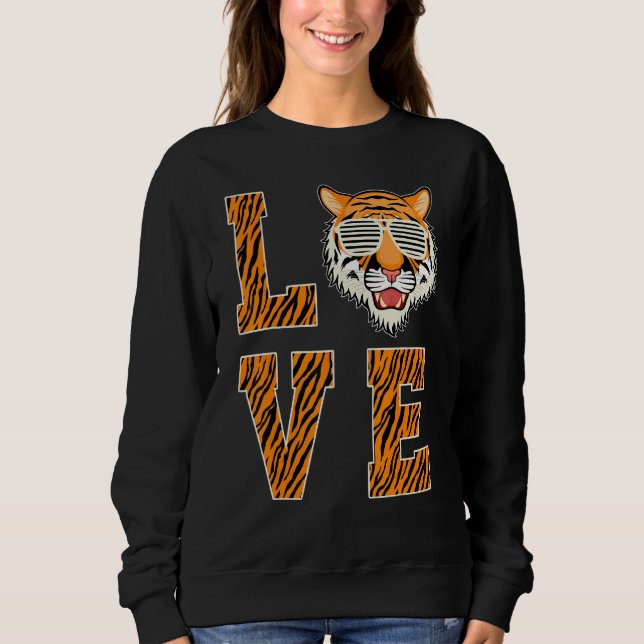 Sweatshirt Ventilateurs De Tigre cool Du Bengale Pour Les Ama (Devant)