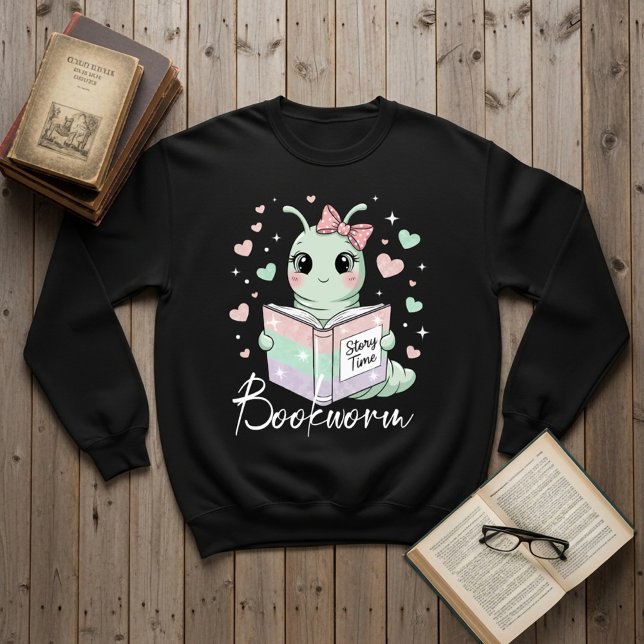 Sweatshirt Ver de livre  (Créateur téléchargé)