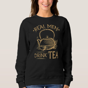 Sweatshirt Véritables Hommes Boire Thé Herbal Chai Green Thé