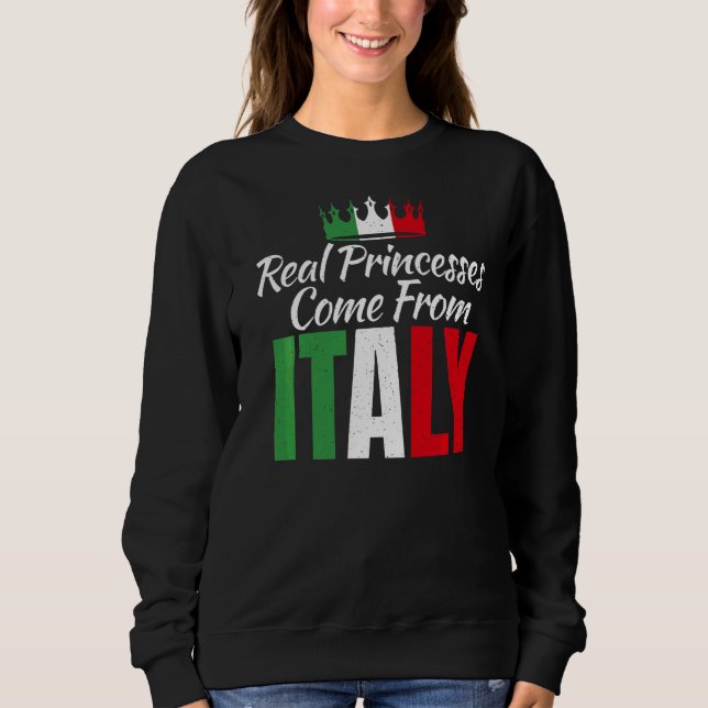 Sweatshirt Véritables Princesses Venant D'Italie Princesse It (Devant)