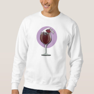 Sweatshirt Verre de vin