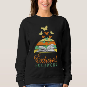 Sweatshirt Vers de livre Extrovert Livre Lecture 1