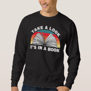 Sweatshirt Vers De Livres Les Lecteurs Avid Jetent Un Coup D'