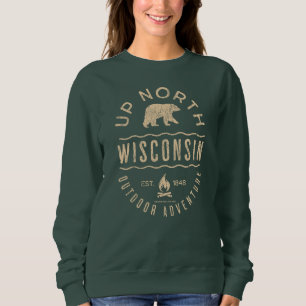 Sweatshirt Vers le nord du Wisconsin
