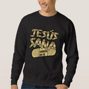 Sweatshirt Versets de la Bible chrétienne de Jésus en religio
