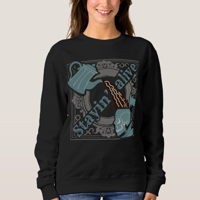 Sweatshirt Versez le café ! (Devant)