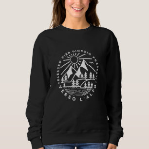 Sweatshirt Verso l'alto Tee Citation italienne de Saint Motiv