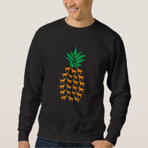 Sweatshirt Vêtements Chiens Ananas Chien Aloha Plages Hawaï