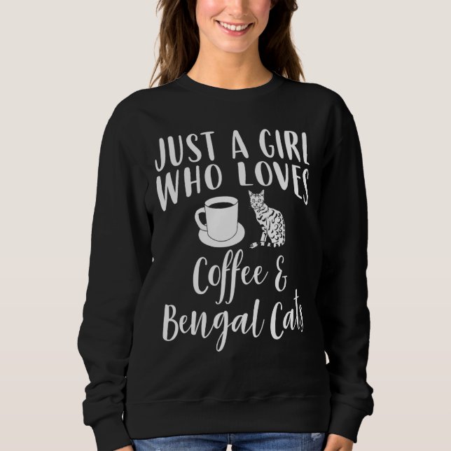 Sweatshirt Vêtements De Café Et Bengale - Café (Devant)