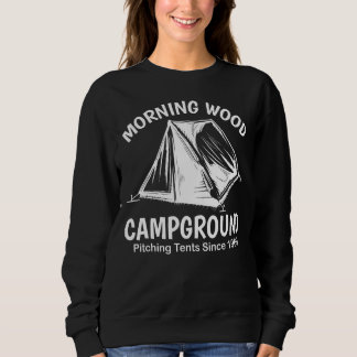 Sweatshirt Vêtements de camping amusant pour les gars Bois Lu