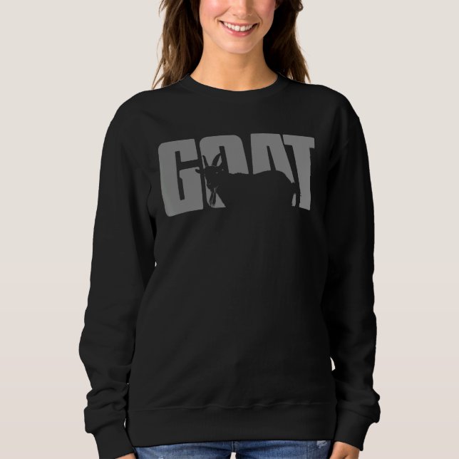 Sweatshirt Vêtements de chèvre animale Chèvre Whisperer (Devant)