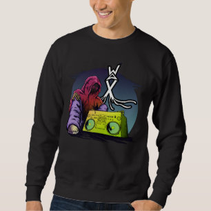 Sweatshirt Vêtements de cire vieux hip hop de l'école
