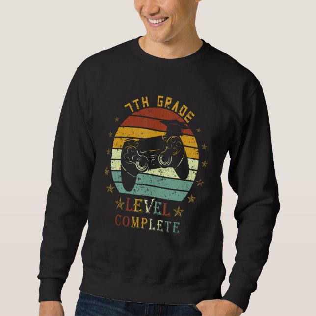 Sweatshirt Vêtements de fin d'études complets de niveau 7e an (Devant)