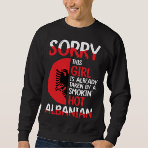 Sweatshirt Vêtements de l'héritage albanais drôle Roots Alban